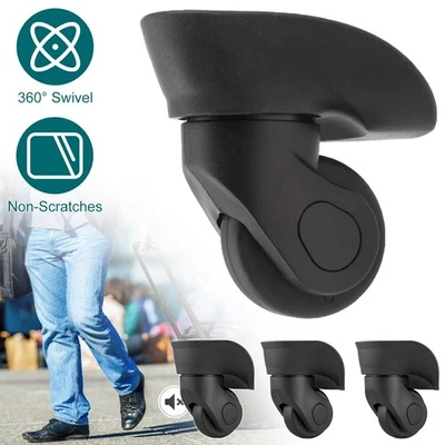 4pcs Large Suitcase Spare Wheels Luggage Swivel Wheels Spare Wheels Suitcase Wheels - Image 1 of 4
