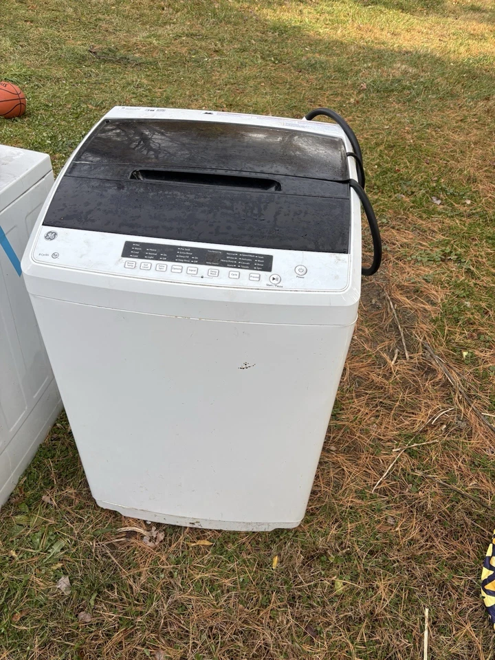 Lavadora GE Alta Eficiencia - Excelente Estado, Lavadora Blanca Foto 1 de 2