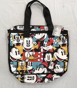 Disney Store “Mickey And Friends” Zippered Tote Bag / 20”x18” / New With Tags - Picture 1 of 1