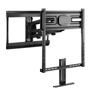 FULL MOTION Fireplace Drop-Down Wall Mount Bracket 43-70 TVs to 72 lbs - Picture 1 of 2