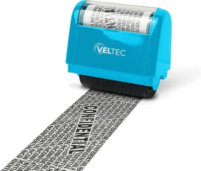 ID Protector Ink Roller - Identity Theft Protection Stamp Only, Blue  - Изображение 1 из 3