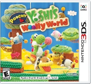 Nintendo 3DS Poochy & Yoshi Woolly World (World Edition) GAME NEW - Picture 1 of 1
