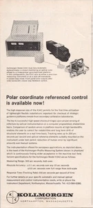 Kollmorgen K342 Dual Axis Autocollimator Vintage Print Ad 1960s - Picture 1 of 1
