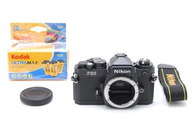 🎦Beautiful [TOP MINT] Nikon FE2 FE 2 Black 35mm SLR Film Camera Body From JAPAN - Image 1 of 4