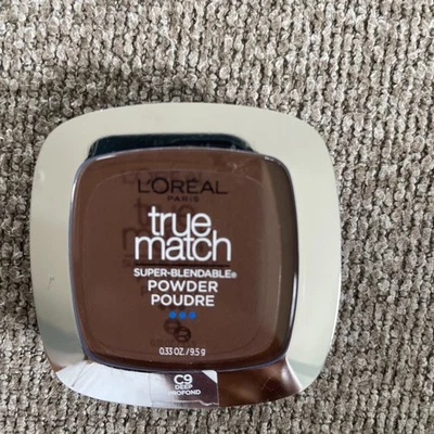 L’Oreal Paris True Match Super Blendable Oil Free Powder C9 Deep Profond - New - Image 1 of 2
