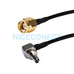 CRC9 to SMA Male Pigtail Cable RG174 30cm For Huawei E156G E159 E160 E160E E160G - Picture 1 of 3