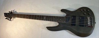 LTD ESP B-205 5-String Bass Natural Satin Spalted Maple Wood Guitar - Image 1 of 4