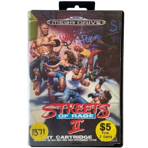 Streets of Rage II Sega Mega Drive Game PAL Tested & Tracked Shipping - Picture 1 of 9