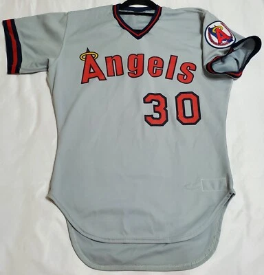 CAMISETA RAWLINGS AUTÉNTICA 44 GRANDE CALIFORNIA ANGELS NOLAN RYAN CLUBHOUSE Foto 1 de 4