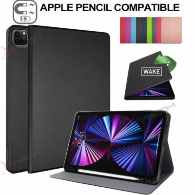 NOT SPECIFIED For iPad Pro 11" 2022 2021, 4th & 3rd Generation Leather Stand SMART CASE Cover