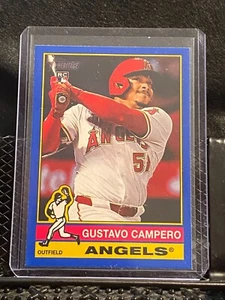 Gustavo Campero RC 2025 Topps Heritage Dark Blue Border #339 Angels - Picture 1 of 2