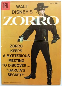 WALT DISNEY'S ZORRO Four Color #933 VF Silver Age Comic 1958 ~ ALEX TOTH - Picture 1 of 5