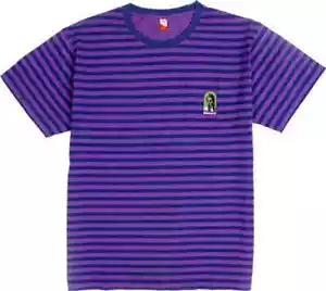 Alien Workshop x Dinosaur Jr Green Mind Purple Striped Pocket T-Shirt Men's Sz L - Picture 1 of 14