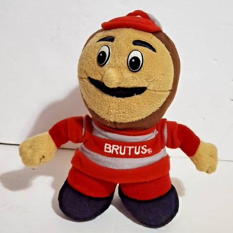 Team Crossbars Brutus Ohio State Buckeyes Mascot College Plush Doll 8" Cover