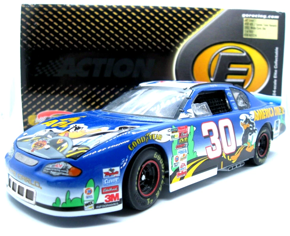 RCCA Elite 1:24 2002 Jeff Green AOL / Looney Tunes - The Rematch Diecast Car Foto 1 de 4
