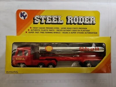 Semirremolque cisterna de aceite Shell vintage, NUEVO EN CAJA. Remolque tractor, camionero, Foto 1 de 4