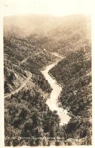 Postcard RPPC California Feather River Canyon J.H. Eastman Photo #B-589 1944 - Picture 1 of 2