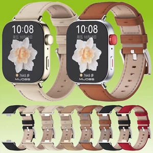 Für Huawei Watch Fit 4 / 4 Pro / 3 Hochwertiges Echt Leder Ersatz Smart Armband - Bild 1 von 11