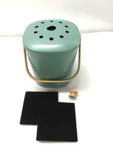 HMF Nachhaltiger Biomuelleimer Kueche, Geruchsdichter Komposteimer mit Deckel - Bild 1 von 6