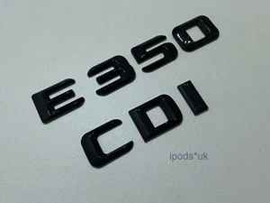 NUEVAS BOTAS TRASERAS MERCEDES BENZ E350 CDI INSIGNIAS NEGRAS BRILLANTES - Imagen 1 de 4