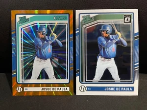 2024 Panini Donruss Rated Prospect Gold Numbered 265/299 /Optic #113 Dodgers - Bild 1 von 2