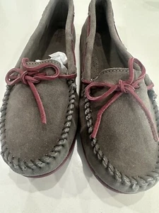 Minnetonka Shoes Moccasins 321X US Womens 11 Suede Flat Slippers New No Box - Picture 1 of 16