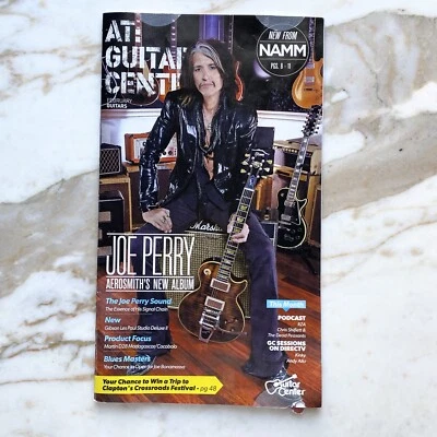 GUITAR CENTER Catalog Winter February 2013 Joe Perry Aerosmith Music Book Gift - Image 1 of 3