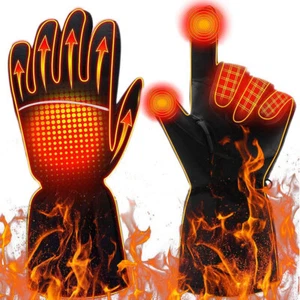 Winter Electric Heated Gloves Liner For Men and Women With Rechargeable Battery - Picture 1 of 17