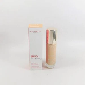 Clarins Everlasting 105N Nude Long Wearing & Hydrating Foundation 30ml *NEW* - Picture 1 of 3