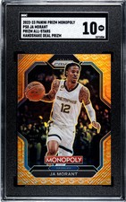 2022-23 Panini Prizm Monopoly Handshake Deal Prizm #8 Ja Morant Grizzlies SGC 10