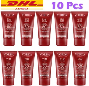 10X Vorda Glow Ginseng Protector Solar Crema Impermeable SPF50 PA++ 20 g - Imagen 1 de 7