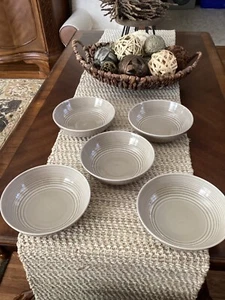 Royal Doulton Gordon Ramsay Taupe Maze (5) 7" Soup or Cereal Bowls EUC - Picture 1 of 3