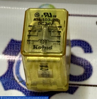 Koino KH-103-2C DC24V General Purpose Mini Power Relay KH1032C DPDT 10A - Image 1 of 4