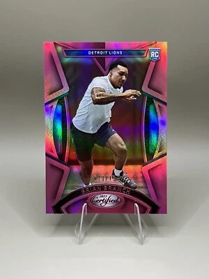 2023 Panini Certified #175 Brian Branch Pink Mirror #/199 - Image 1 of 2