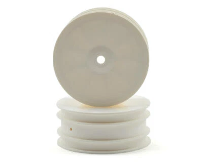 XRAY 14mm Hex "Aerodisk" 4WD Front Buggy Wheels (2) (White) (XB4) [XRA369910] - Image 1 of 2