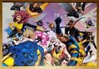 X-Men 500 Wolverine X-23 Colossus Iceman Emma Frost Marvel Poster by Greg Land