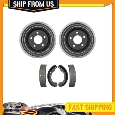 Rear Kit Brake Drums & Brake Shoes For Pontiac Bonneville 1991-1993 - Image 1 of 4