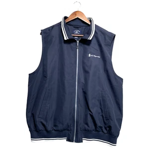 Cutter & Buck Golf Vest Women's L Navy 100% Polyester Full Zip Las Vegas - Picture 1 of 13