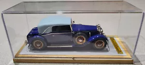 EMC 1/43 1931/1932 Mercedes Benz Typ 770 W07 Cabriolet C Top Up Blue #/75 - Picture 1 of 10