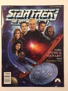 Star Trek Official Fan Club Magazine Sep Oct 92 87 Patrick Stewart Deep Space 9 - Picture 1 of 7