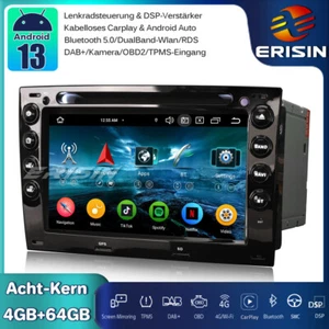 8-Kern 64GB DAB+Android 13.0 Navi Autoradio GPS CarPlay DTV Für Renault Megane 2 - Bild 1 von 20