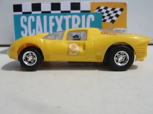 SCALEXTRIC 1960'S FERRARI YELLOW #9 C16 1:32 SLOT USED BOXED - Picture 1 of 7