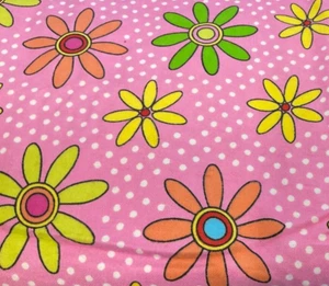SPRINGS - SNUGGLE FLANNEL - BRIGHT FLOWERS #6612-- BY THE YARD - Picture 1 of 2