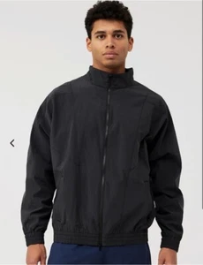 OV Outdoor Voices Rec Nylon Black Full Zip Men’s Track Jacket Med $128 - Picture 1 of 5