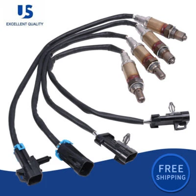 4Pcs Upstream Downstream O2 Oxygen Sensor For Chevy Silverado GMC 1500 1996-2002 - Imagem 1 de 4
