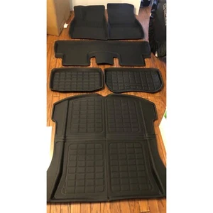 Taptes Floor Mats 2021-2023 for Tesla Model 3 All Weather Floor Liners Mat Cargo - Picture 1 of 12
