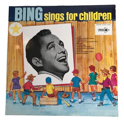 Bing Sings For Children 1957 Vinyl Lp Record Album - Image 1 of 4