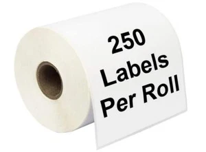 4"x6" Direct Thermal Shipping Labels 250 / Roll For Zebra 2844 ZP450 Eltron - Picture 1 of 5