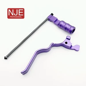 Ruger 10/22 Bo1t Charging Hand1e Extended Magazine Re1ease 1ever Combo Purple - Picture 1 of 8