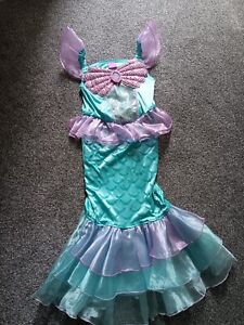 Ariel Little Mermaid Fancy Dress Official Disney Dress Aged 6 To 7